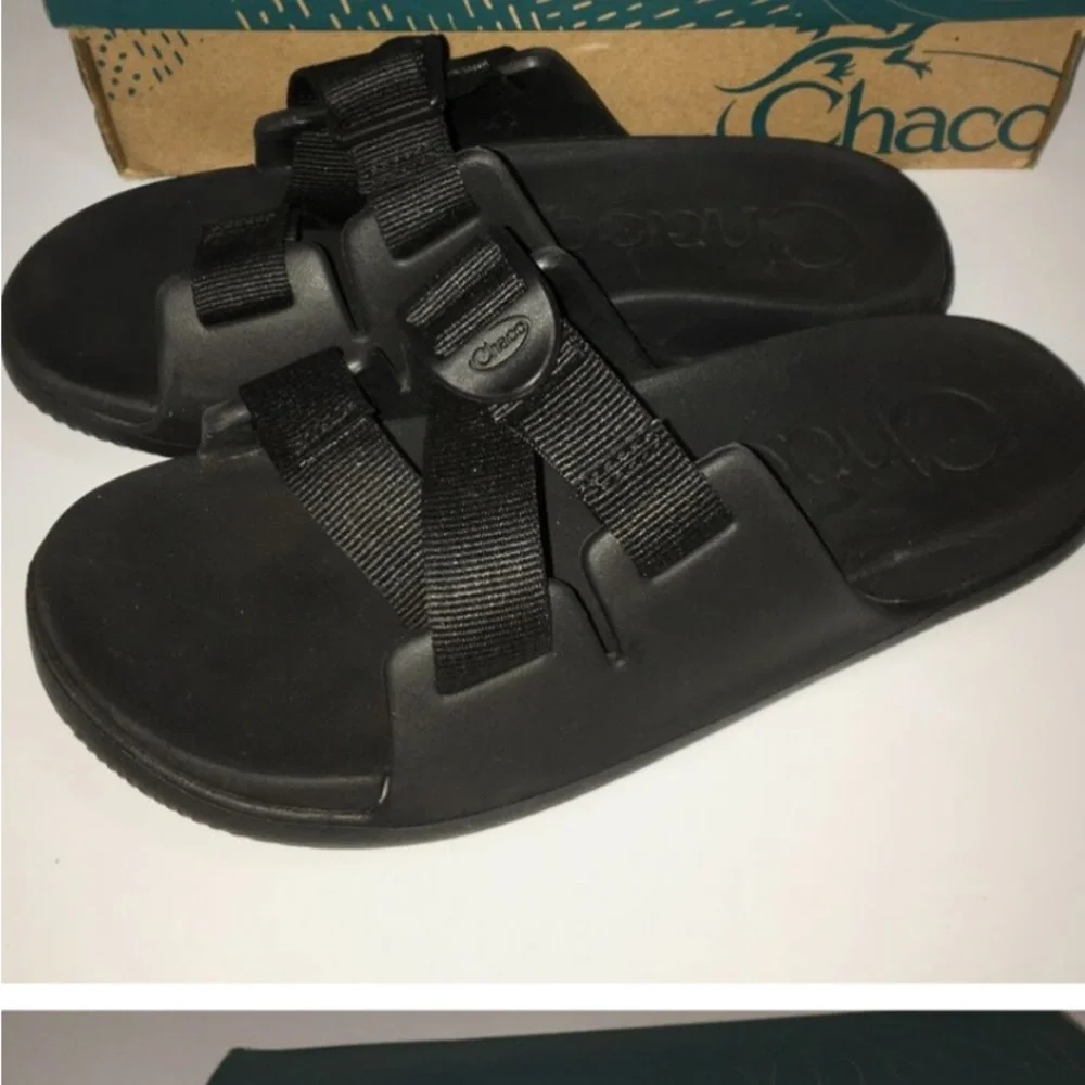 Chaco Chillo black kids water shoes sandals size 3 new - Picture 6 of 8